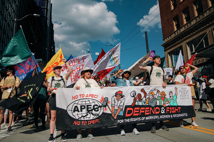 APEC Protesters in Seattle Expose the Costs of Free Trade